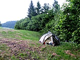 Das Zelt bei Sankt Leonhard am Walde