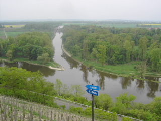 Elbe Moldau Zusammenfluss