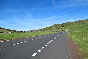 Strasse im Massif Central