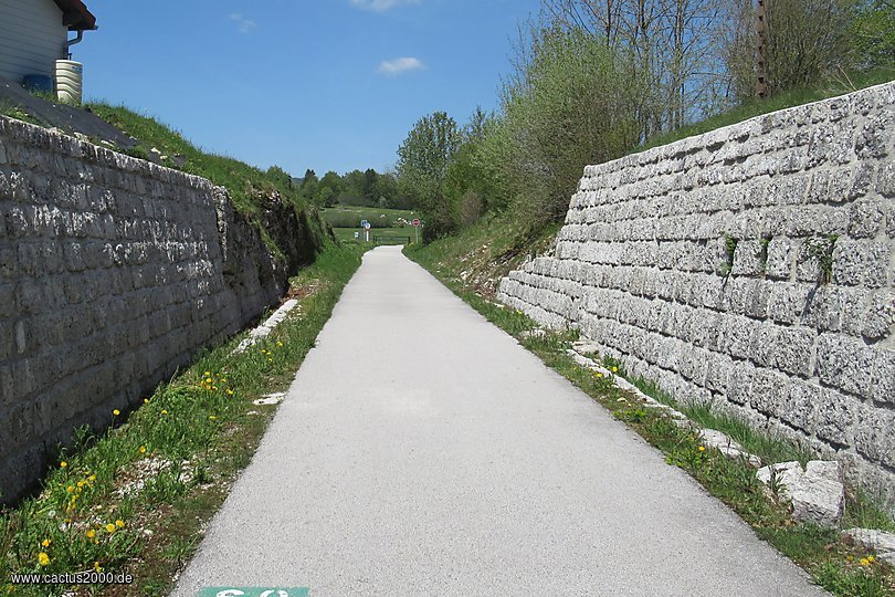 Bahntrasse nach Gilley